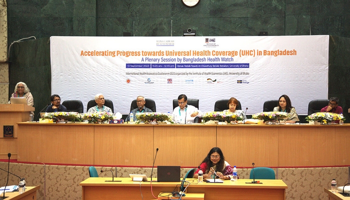 BHW holds a Plenary Session: Accelerating Progress towards Universal Health Coverage (UHC) in Bangladesh
