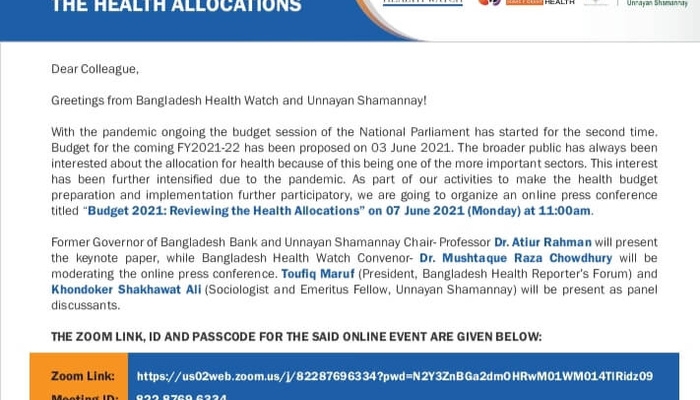 Budget 2021:Reviewing the Health Allocations