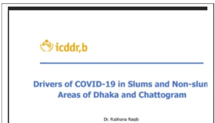 The icddr,b Study Findings Dissemination Event