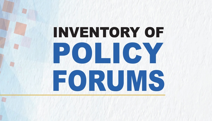 Inventory of Policy Forums