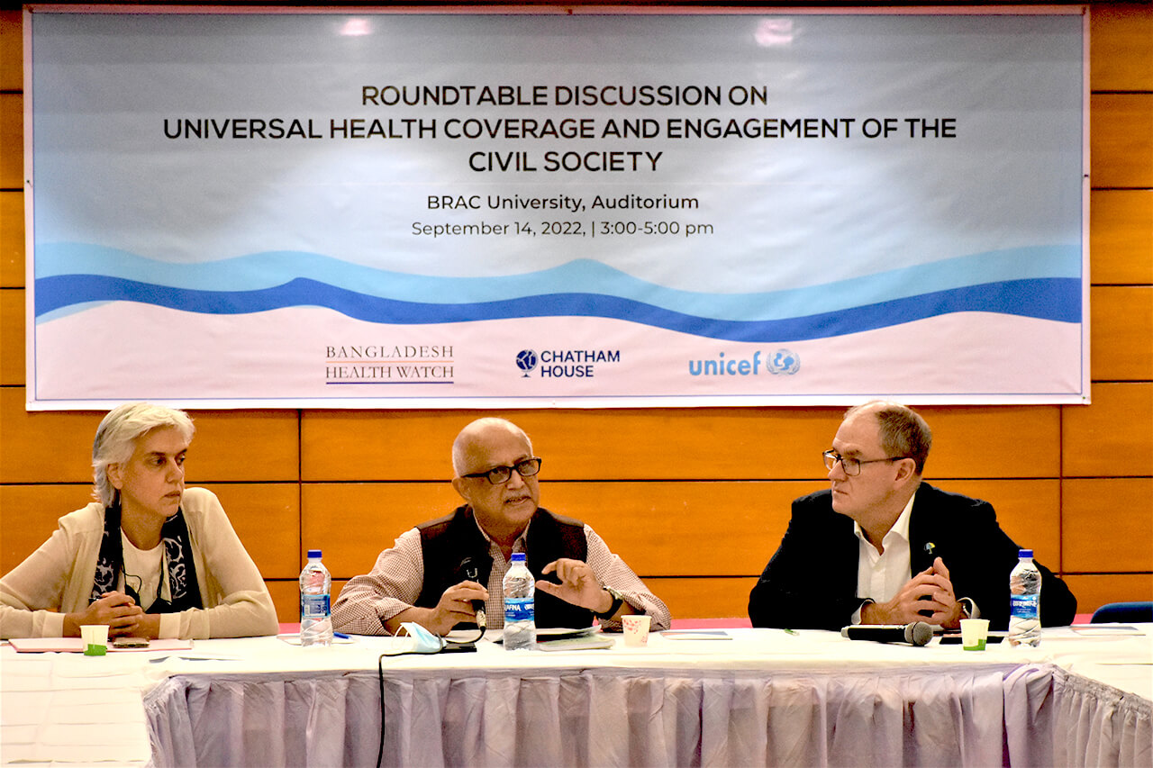 Roundtable Discussion on Universal Health Coverage and Engagement of the civil society